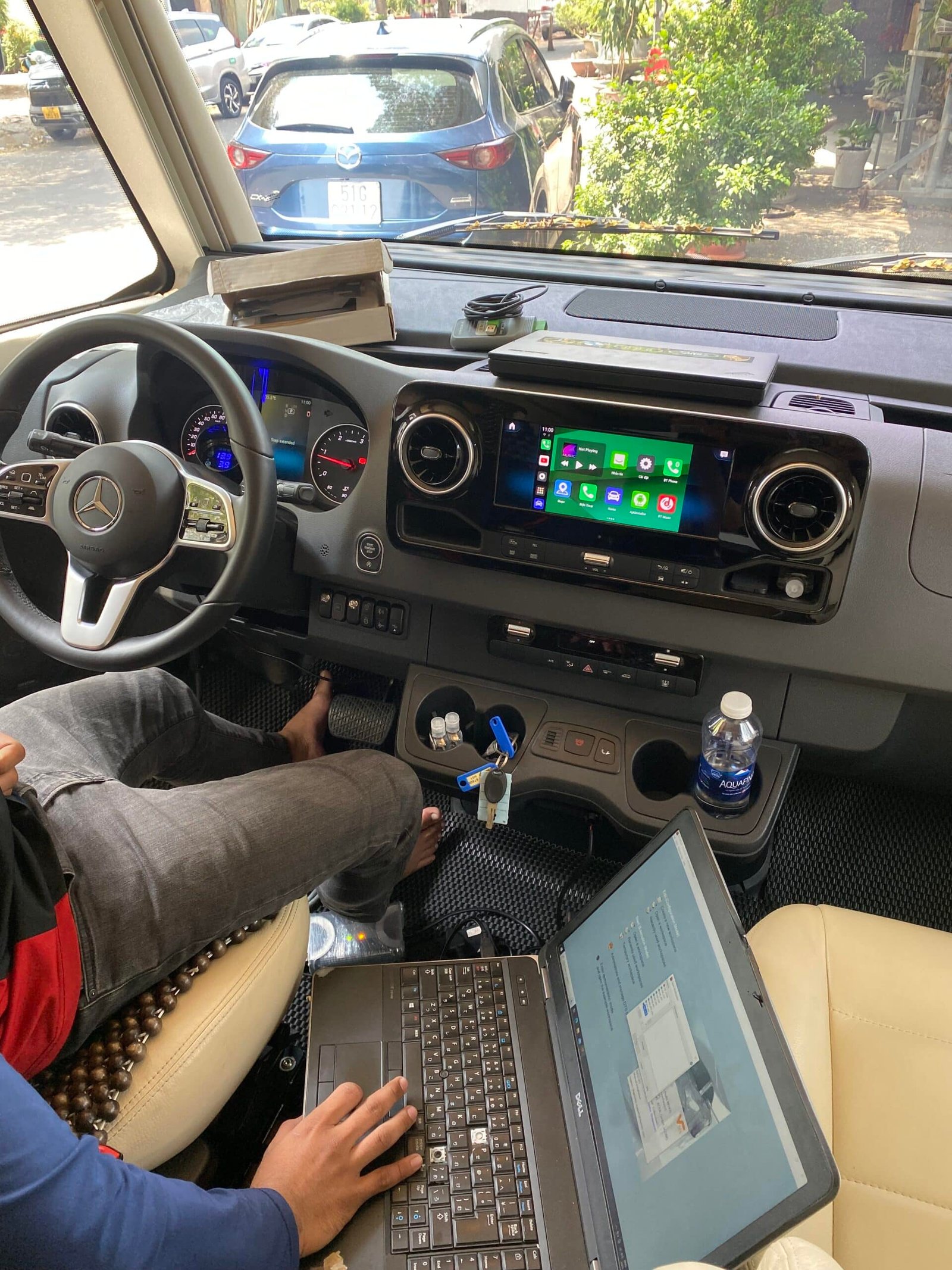 DỊCH VỤ CẮT KHÍ THẢI TOÀN QUỐC - VES VIETNAM ECU SERVICE 4 căt khí thải trên mercedes - benz