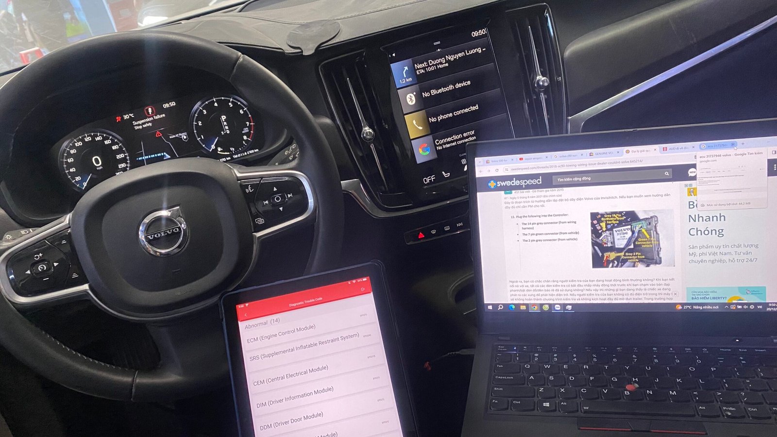 GARAGE VES CHUYÊN SỬA CHỮA XE VOLVO TẠI HỒ CHÍ MINH