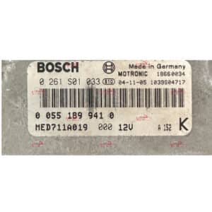 HỘP ĐIỀU KHIỂN ĐỘNG CƠ ECU ECM ALFA ROMEO GT 2.0 Mã phụ tùng ECU ECM: 0 261 S01 033 Bosch ECU ECM ALFA ROMEO GT 2.0 0261S01033 , 0 261 S01 033 00551899410 , 0 055 189 941 0 MED7.1.1