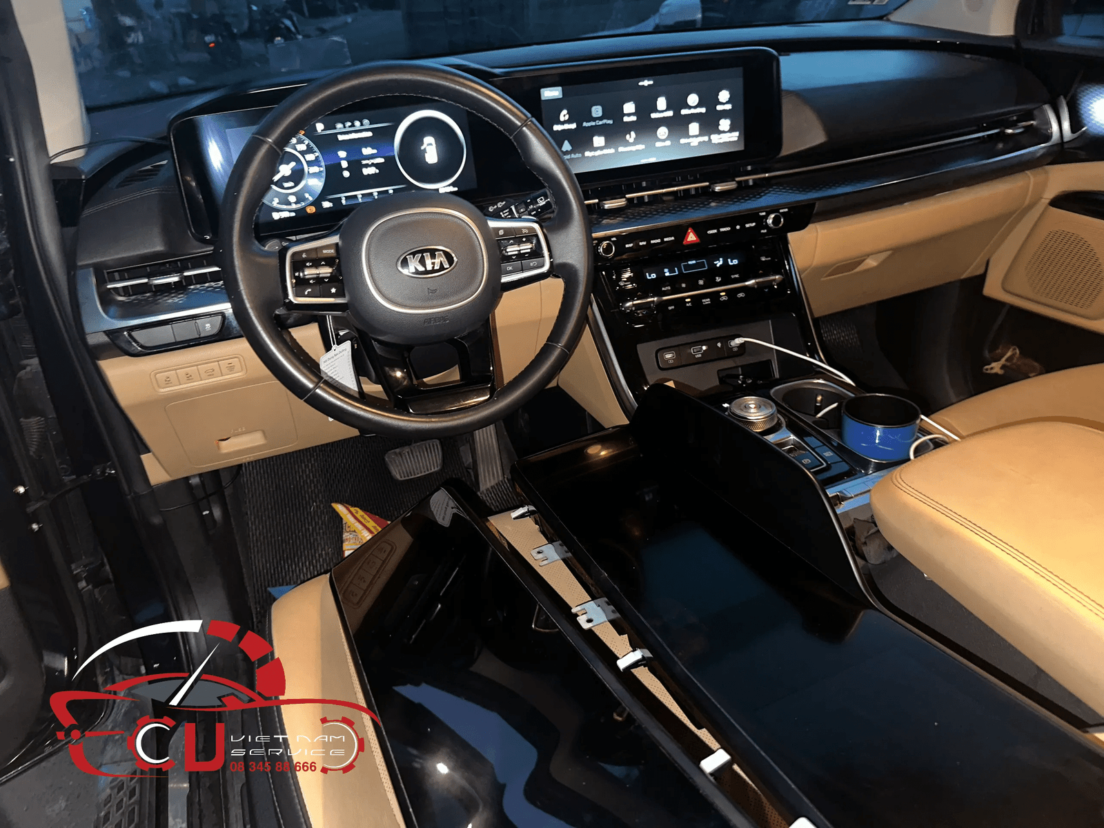 GARAGE VES - SỮA CHỮA VÀ THAY THẾ MÀN HÌNH LCD 12.3 KIA Carnival