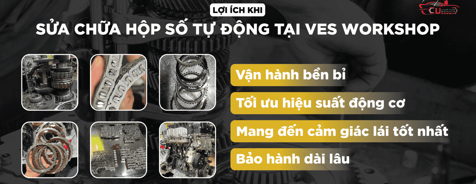 sửa chữa hộp số tự động tại ves workshop