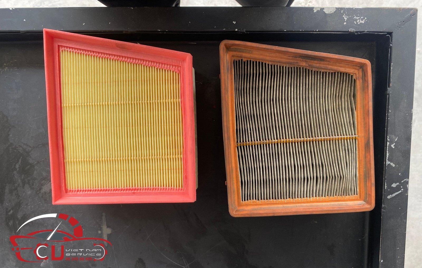 Thay thế lọc gió động cơ, lọc gió điều hòa