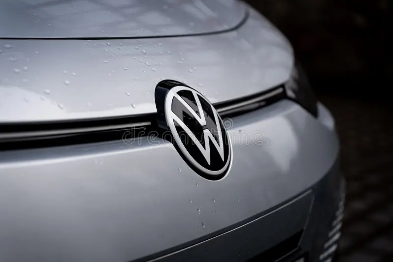 closeup shot volkswagen car logo front vehicle closeup shot volkswagen car logo front 275999313