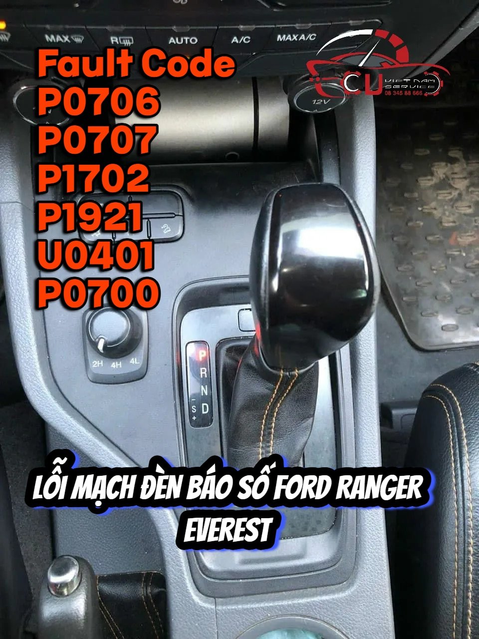 LỖI MẠCH CẦN SỐ FORD RANGER EVEREST BT 50