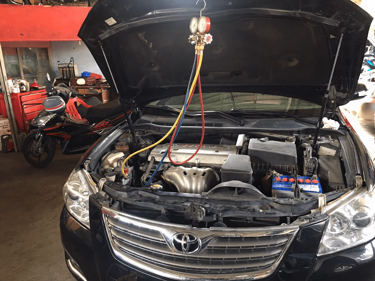 GARA SỬA CHỮA ĐIỀU HÒA LẠNH TOYOTA NHANH CHÓNG - VES WORKSHOP