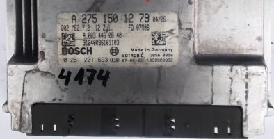 MÔ-ĐUN ĐIỀU KHIỂN ĐỘNG CƠ MERCEDES-BENZ MÃ PHỤNG TÙNG ECU ECM  A 275 150 12 79 ECU ECM MERCEDES-BENZ  A 275 150 12 79 , A2751501279 0 261 201 693 , 0261201693