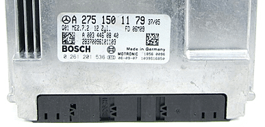 MÔ-ĐUN ĐIỀU KHIỂN ĐỘNG CƠ MERCEDES-BENZ MÃ PHỤNG TÙNG ECU ECM  A 275 150 11 79 ECU ECM MERCEDES-BENZ  A 275 150 11 79 , A2751501179 0 261 201 536 , 0261201536
