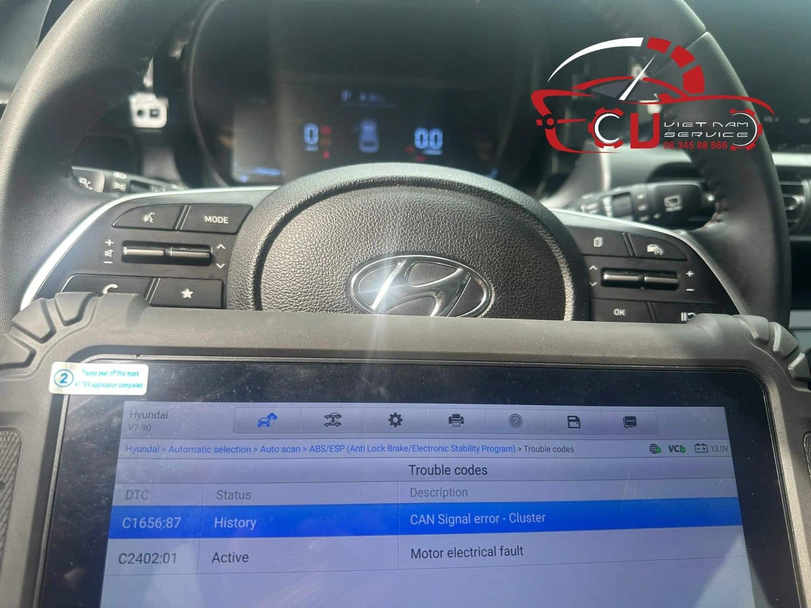 SỬA CHỮA LỖI PHANH ABS XE HYUNDAI STARGAZER