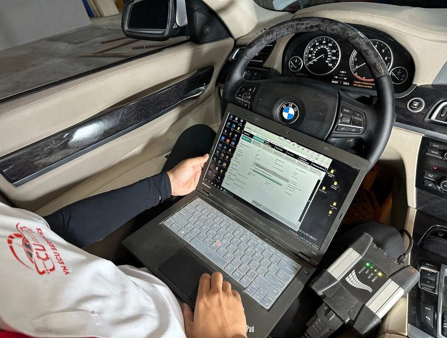 Sửa lỗi cảm biến góc lái BMW