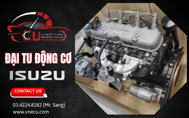 ĐẠI TU ĐỘNG CƠ Ô TÔ - ĐẠI TU ĐỘNG CƠ ISUZU UY TÍN, GIÁ RẺ TẠI HCM 2 Đại tu động cơ Isuzu có các hạng mục chính nào?