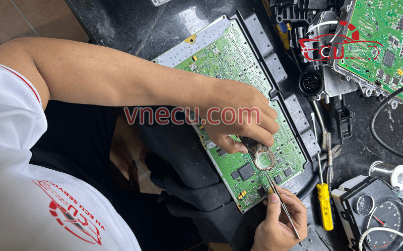 Va chạm mạnh làm ảnh hưởng đến ECU Honda