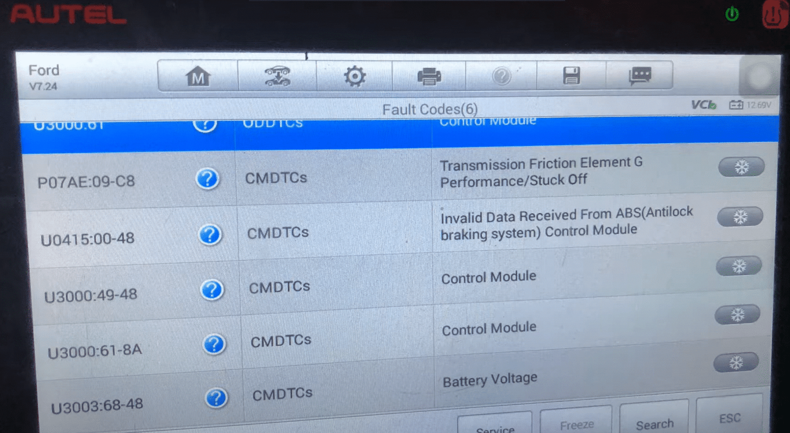 SỬA LỖI U3000 THƯỚC LÁI ĐIỆN FORD FIESTA 