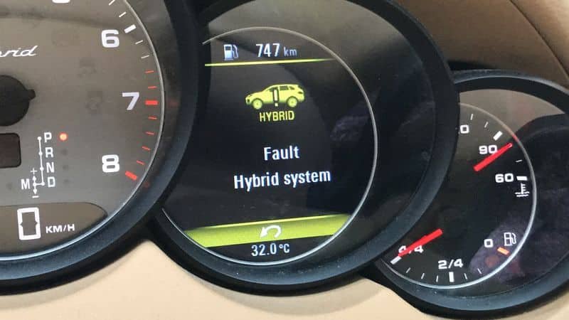 sửa lỗi pin hybrid xe Porsche Cayenne S Hybrid