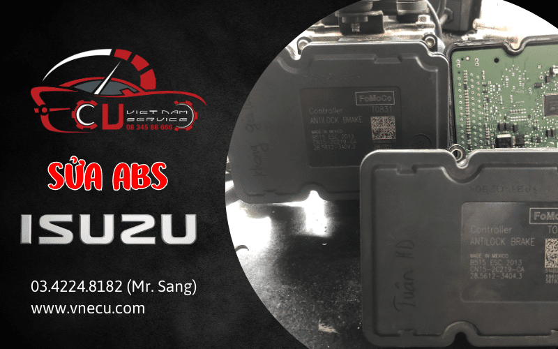 Sửa chữa, thay thế bộ điều khiển ABS Isuzu