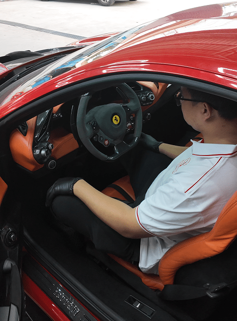 Reset bảo dưỡng Ferrari 488GTB