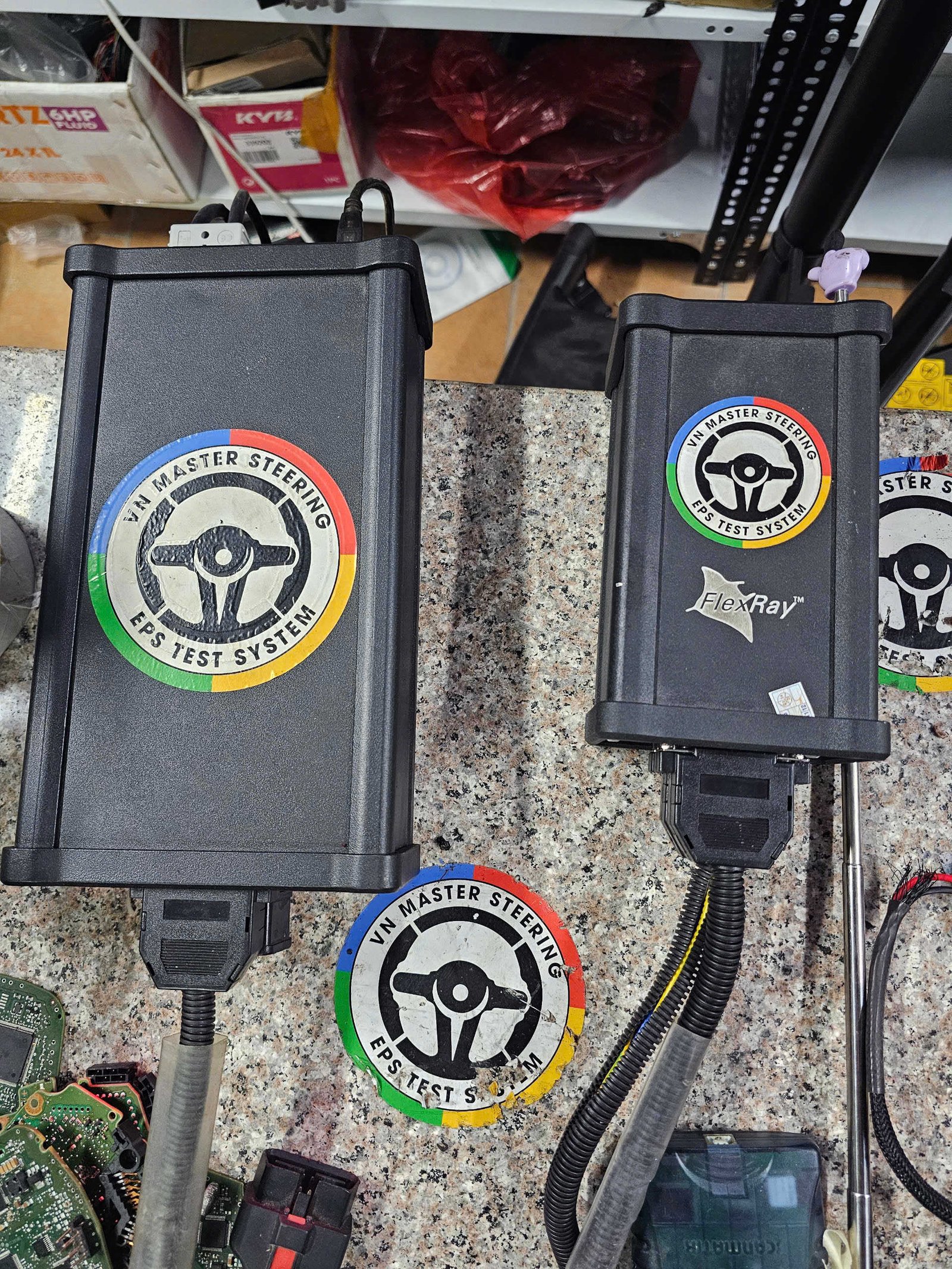 bộ tool kiểm tra thước lái chuyên sâu sau khi sửa chữa tại ves workshop