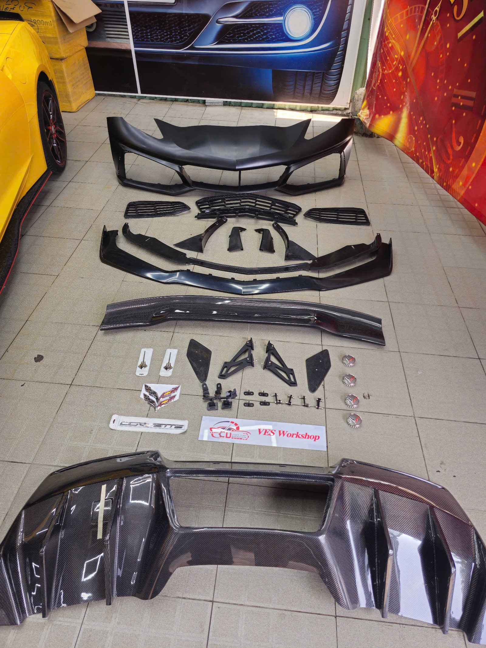 Độ Body Kit Chevrolet Corvette Đỉnh Cao Tại Ves Workshop – Chìa Khóa Tạo Dựng Phong Cách Và Sức Mạnh