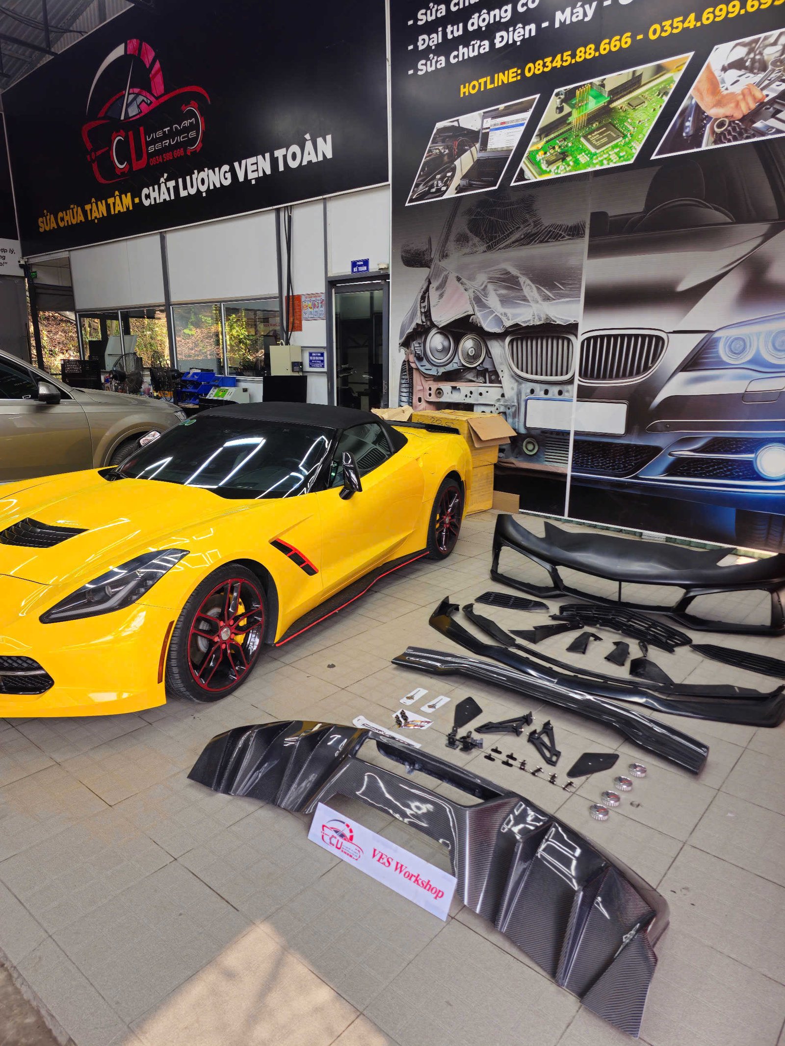 Độ Body Kit Chevrolet Corvette Đỉnh Cao Tại Ves Workshop – Chìa Khóa Tạo Dựng Phong Cách Và Sức Mạnh