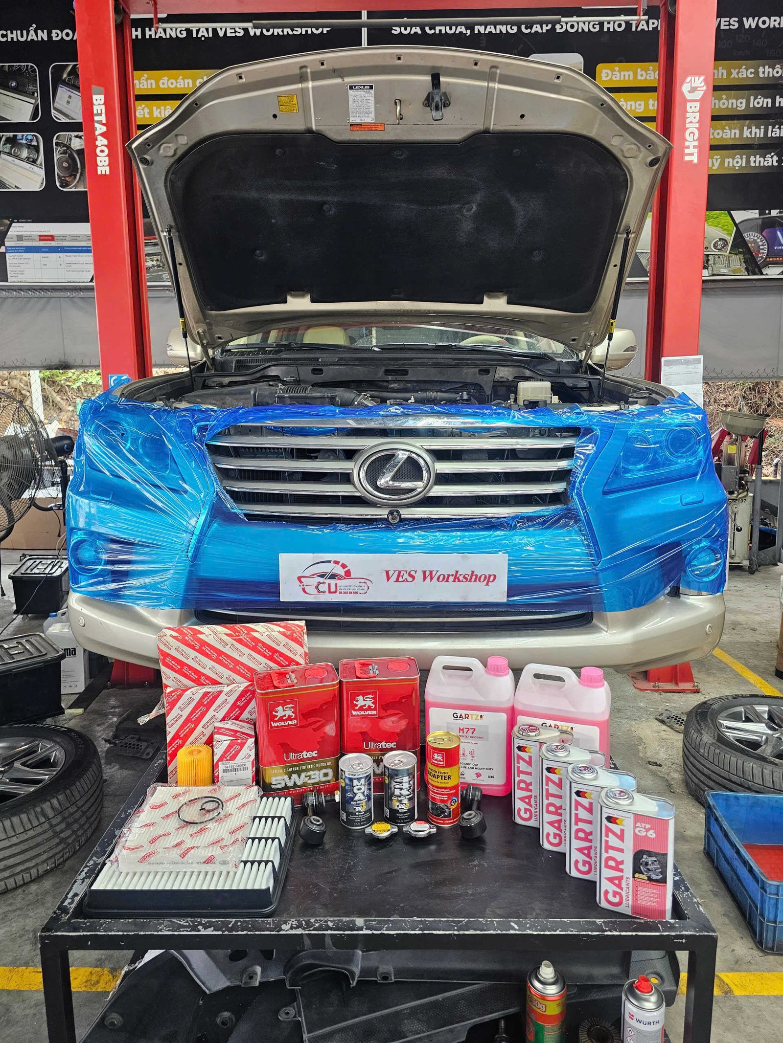 Dịch Vụ Bảo Dưỡng Tổng Quát Lexus LX570 Chuẩn Chuyên Gia - Ves Workshop