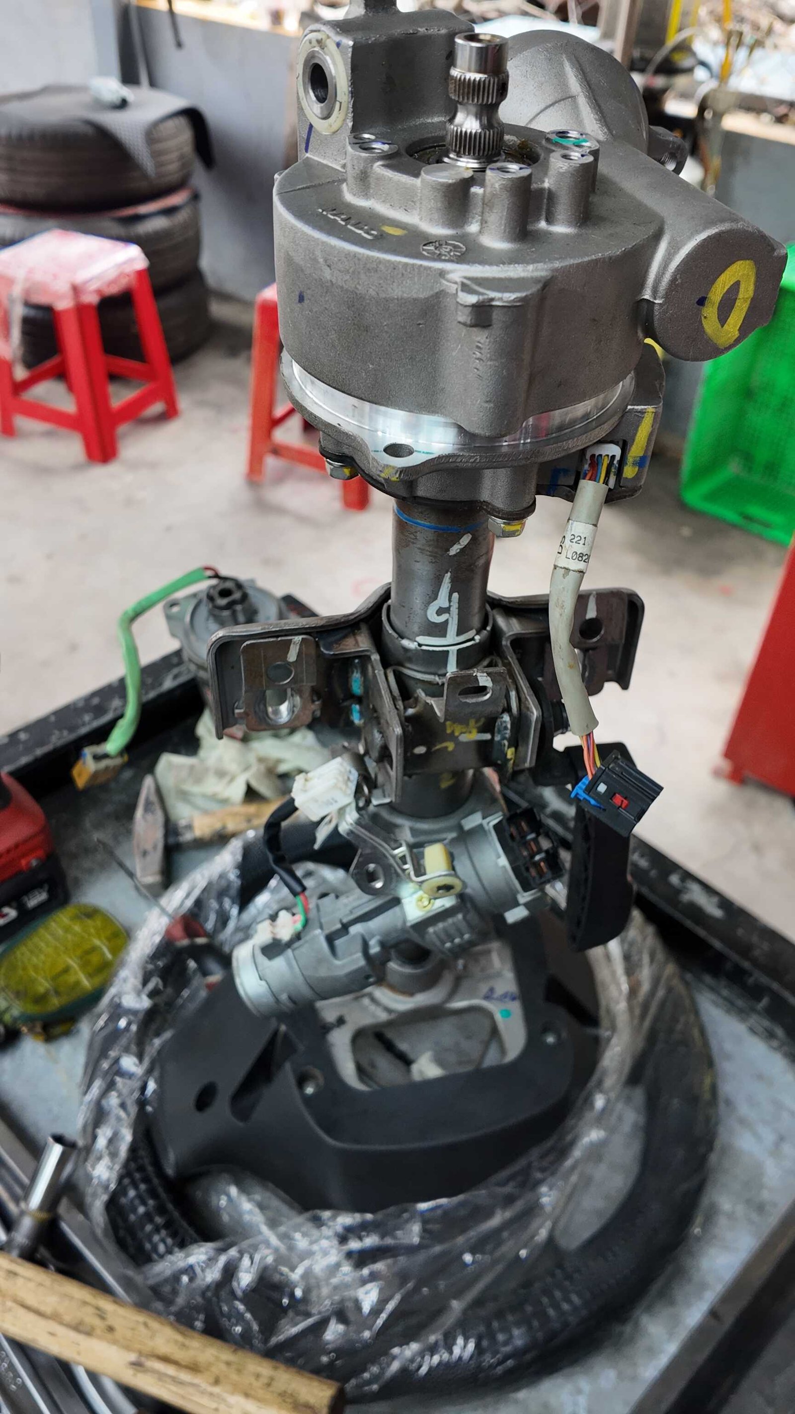 Quy Trình Sửa Chữa Cọc Lái Kia Morning Tại Ves Workshop