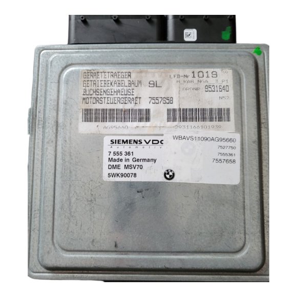 HỘP ĐIỀU KHIỂN ĐỘNG CƠ ECU ECM BMW 630i 3.0L